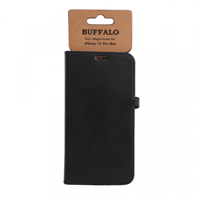 Buffalo Mobiletui iPhone 13 Pro Max Svart Buffalo Mobiletui iPhone 13 Pro Max Svart