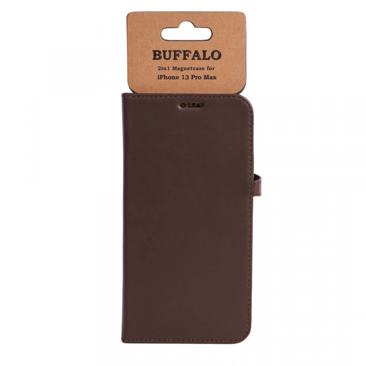 Buffalo Mobiletui iPhone 13 Pro Max Brun Buffalo Mobiletui iPhone 13 Pro Max Brun