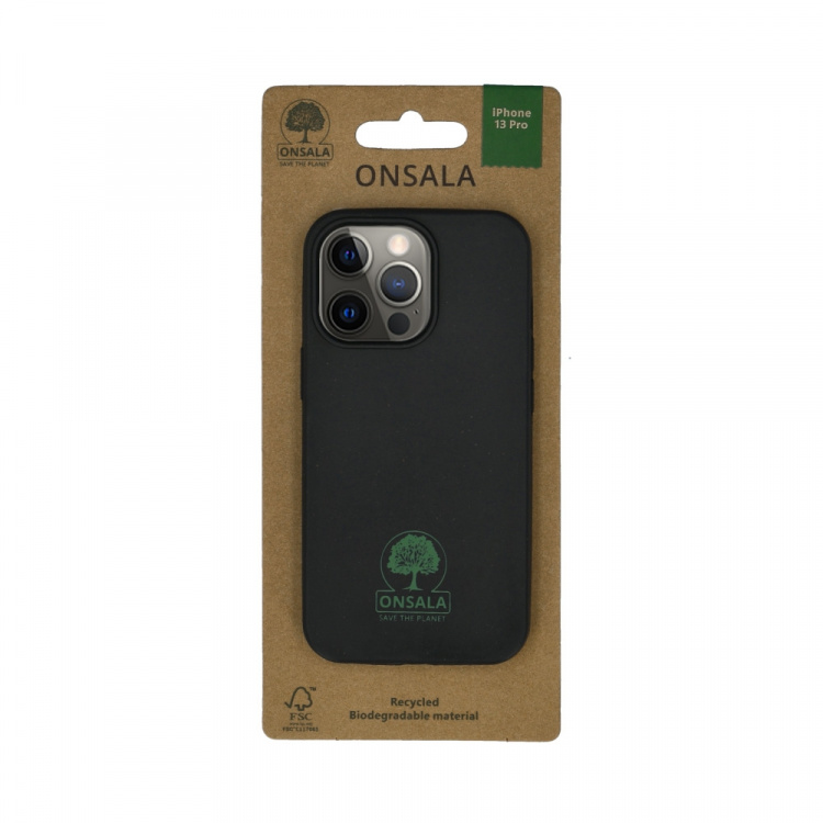 Onsala ECO Mobildeksel iPhone 13 Pro Svart