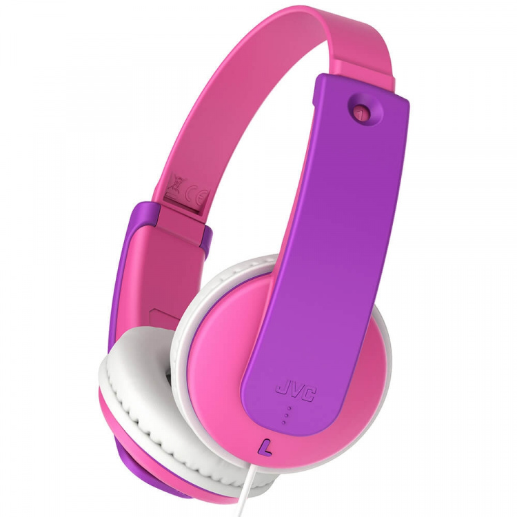 JVC Hodetelefon Barn KD7 On-Ear 85dB Rosa New JVC Hodetelefon Barn KD7 On-Ear 85dB Rosa New