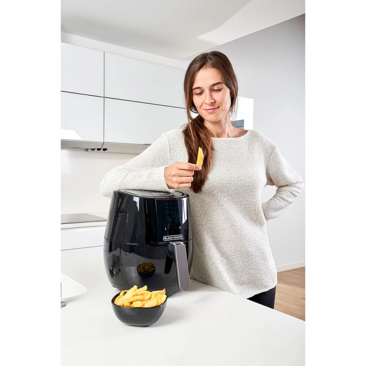 BLACK+DECKER Frityrgryte Digital Kontroll 3,5L Svart