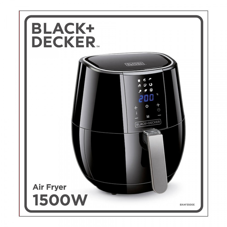 BLACK+DECKER Frityrgryte Digital Kontroll 3,5L Svart