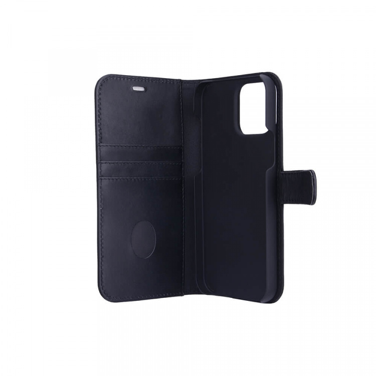 Radicover Strålebeskyttende Mobiltelefonveske Lær iPhone 13 Pro Max 2 i1 Magnetisk deksel Svart Radicover Strålebeskyttende Mobiltelefonveske Lær iPhone 13 Pro Max 2 i1 Magnetisk deksel Svart