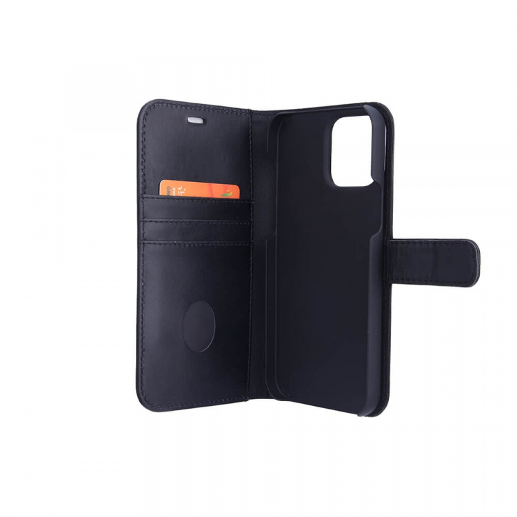 Radicover Strålebeskyttende Mobiltelefonveske Lær iPhone 13 Pro Max 2 i1 Magnetisk deksel Svart Radicover Strålebeskyttende Mobiltelefonveske Lær iPhone 13 Pro Max 2 i1 Magnetisk deksel Svart