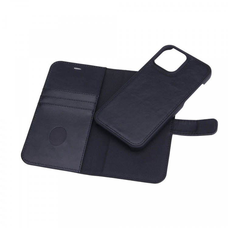 Radicover Strålebeskyttende Mobiltelefonveske Lær iPhone 13 Pro Max 2 i1 Magnetisk deksel Svart Radicover Strålebeskyttende Mobiltelefonveske Lær iPhone 13 Pro Max 2 i1 Magnetisk deksel Svart