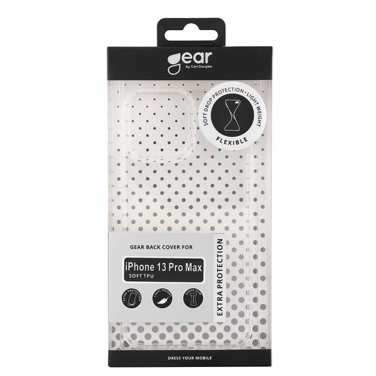Gear Mobildeksel TPU Transparent - iPhone 13 Pro Max Gear Mobildeksel TPU Transparent - iPhone 13 Pro Max