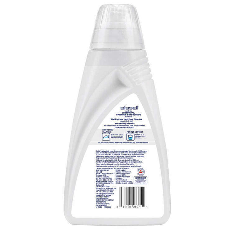 Bissell Cleaning Solution Natural Multi-Surface 1L Bissell Cleaning Solution Natural Multi-Surface 1L