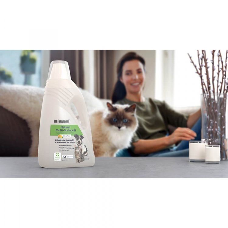 Bissell Cleaning Solution Natural Multi-Surface Pet 2L Bissell Cleaning Solution Natural Multi-Surface Pet 2L