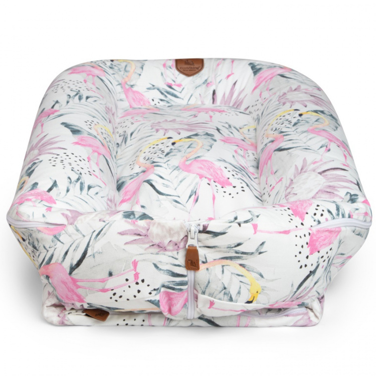 EcoViking BabyNest Flamingo Dreams