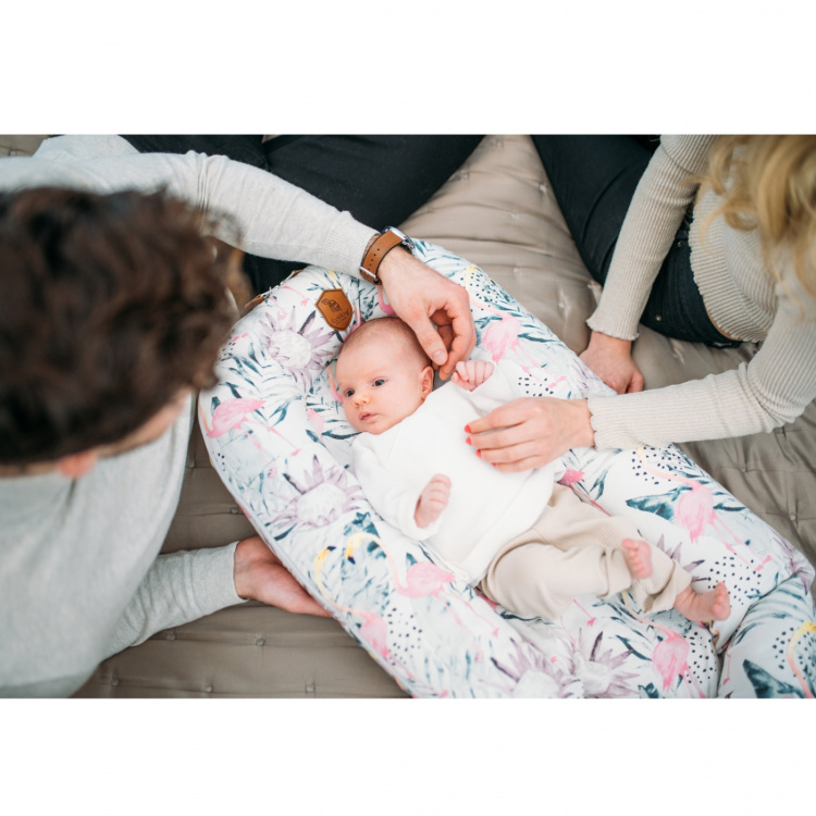 EcoViking BabyNest Flamingo Dreams