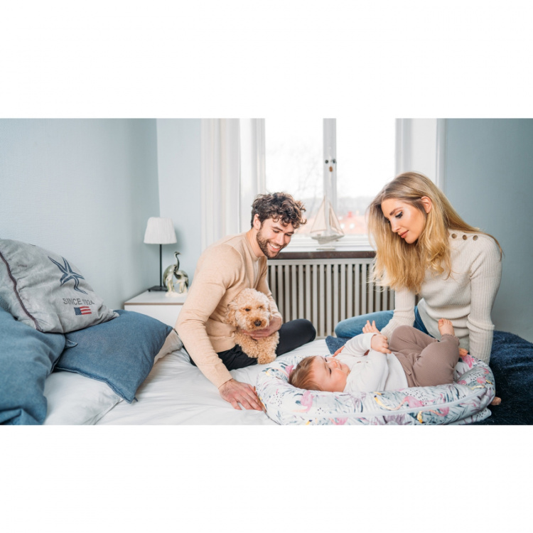 EcoViking BabyNest Flamingo Dreams