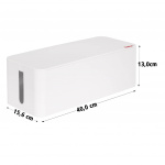 HAMA Kabelboks Maxi Hvit