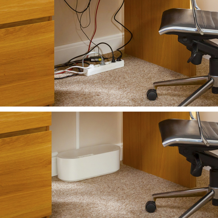 D-LINE Kabelboks Large Hvit D-LINE Kabelboks Large Hvit