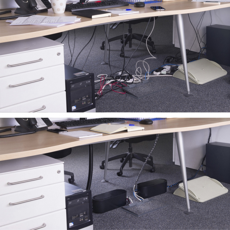 D-LINE Kabelboks Small Svart D-LINE Kabelboks Small Svart