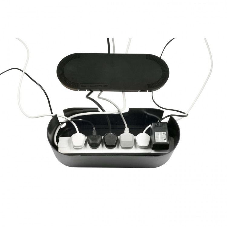 D-LINE Kabelboks Large Svart D-LINE Kabelboks Large Svart