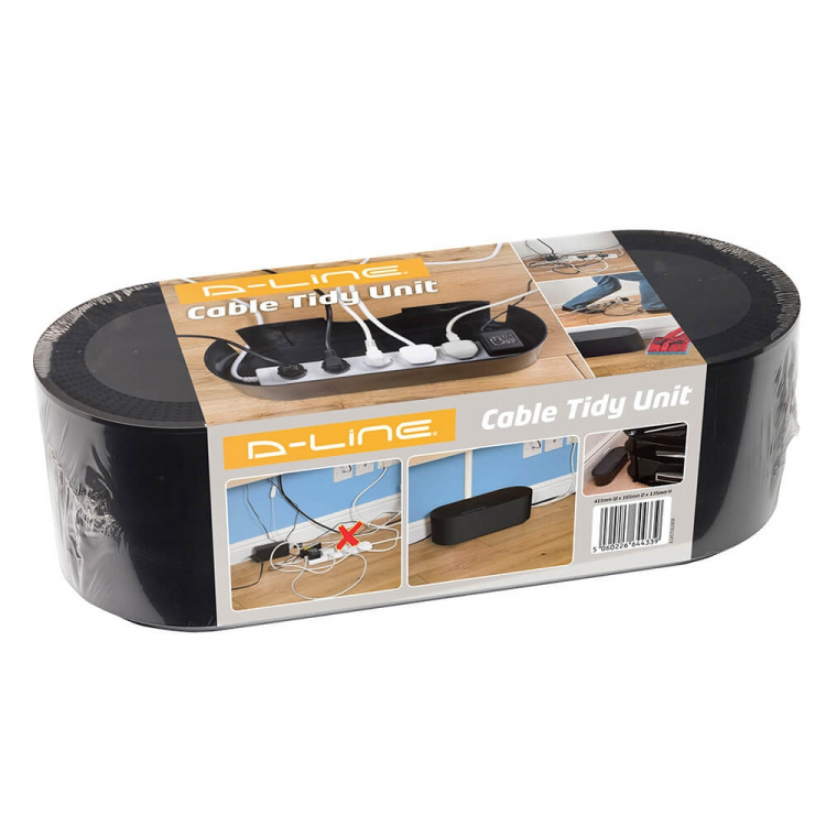 D-LINE Kabelboks Large Svart D-LINE Kabelboks Large Svart