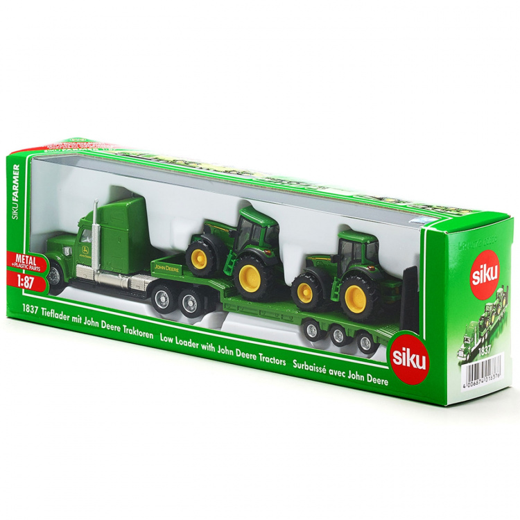 Siku Lastebil M/JD traktorer 1:87