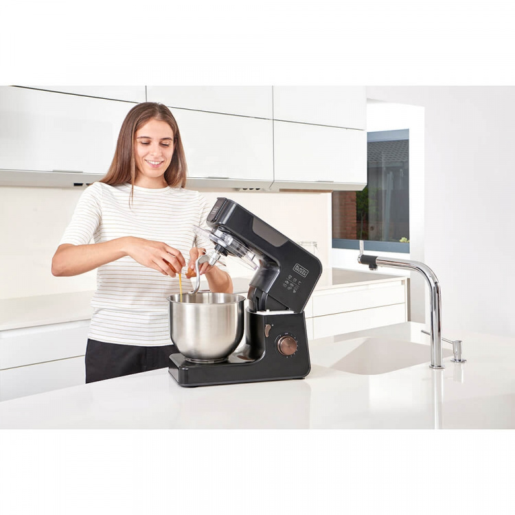 BLACK+DECKER Kjøkkenmaskin 1000W Svart