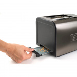 BLACK+DECKER Brødrister 2-Skiver Børstet Stål