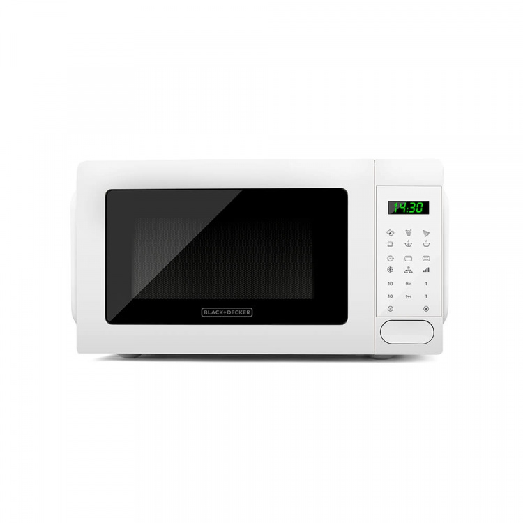 BLACK+DECKER Mikrobølgeovn Digital 20L 700W Hvit