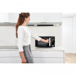 BLACK+DECKER Mikrobølgeovn med grill 23L 900W Svart