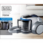 BLACK+DECKER Støvsuger Bagless 700W BLACK+DECKER Støvsuger Bagless 700W