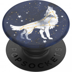 PopSockets Sirius Wolf Avtagbar Grip med Stativfunksjon PopSockets Sirius Wolf Avtagbar Grip med Stativfunksjon