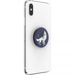 PopSockets Sirius Wolf Avtagbar Grip med Stativfunksjon PopSockets Sirius Wolf Avtagbar Grip med Stativfunksjon