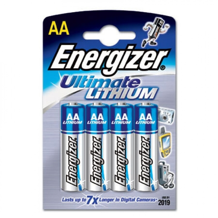 ENERGIZER Ultim Lithium AA 4-p LR6 ENERGIZER Ultim Lithium AA 4-p LR6