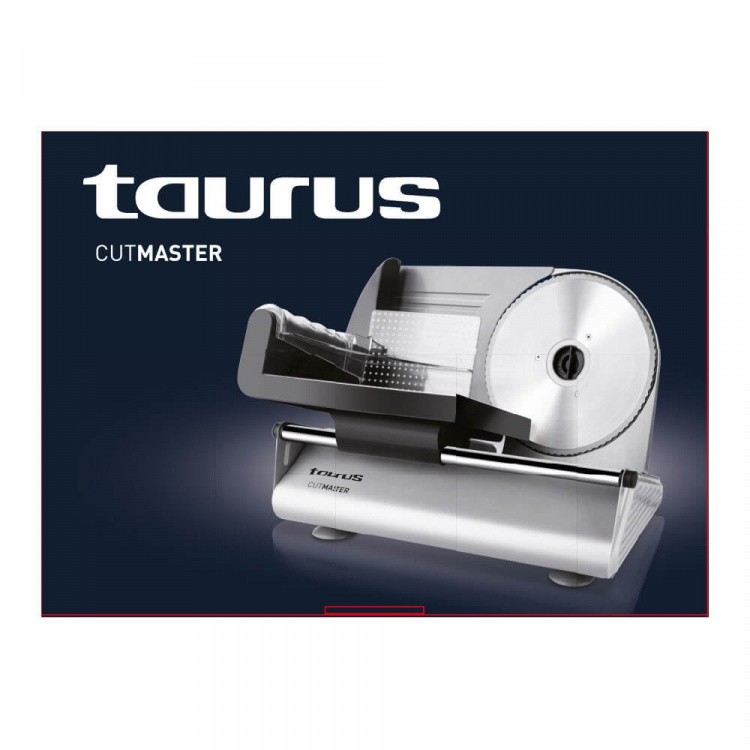 Taurus Cutmaster Påleggsmaskin 150W/19cm Taurus Cutmaster Påleggsmaskin 150W/19cm