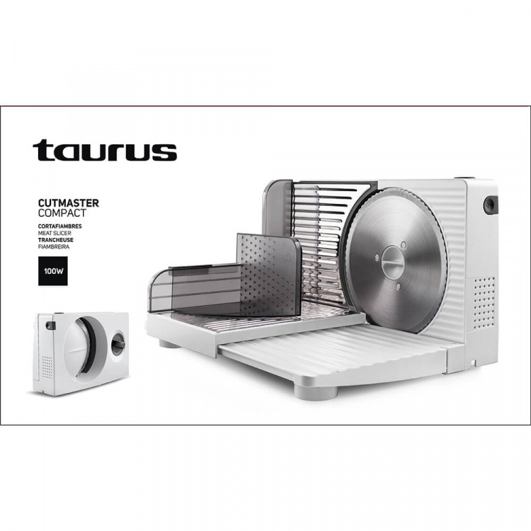 Taurus Cutmaster Compact Påleggsmaskin 100W/17cm Taurus Cutmaster Compact Påleggsmaskin 100W/17cm