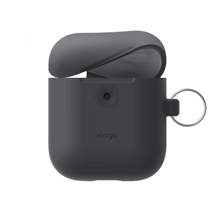 Elago AirPod 3 Hang Silikoneetui Mørkegrå Elago AirPod 3 Hang Silikoneetui Mørkegrå