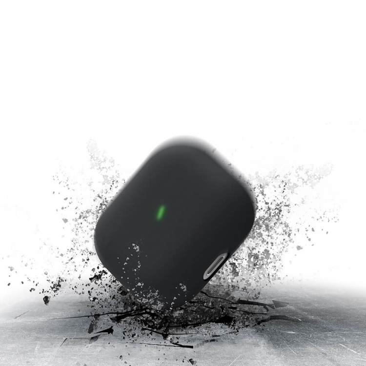 Elago AirPods 3 Liquid Hybrid-Etui Svart Elago AirPods 3 Liquid Hybrid-Etui Svart