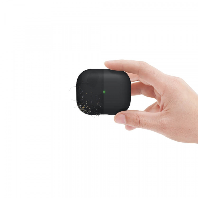 Elago AirPods 3 Liquid Hybrid-Etui Svart Elago AirPods 3 Liquid Hybrid-Etui Svart