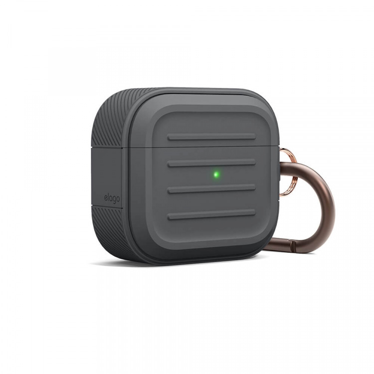 Elago AirPods 3 Armor Etui Mørkegrå Elago AirPods 3 Armor Etui Mørkegrå
