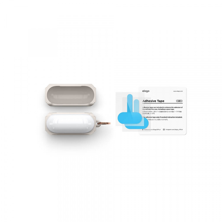 Elago AirPods 3 Armor Etui Stein