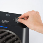 BLACK+DECKER Keramisk varmevifte 1500W Svart