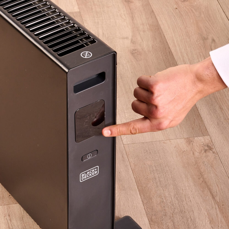 BLACK+DECKER Konvektor 2000W Digital Svart BLACK+DECKER Konvektor 2000W Digital Svart