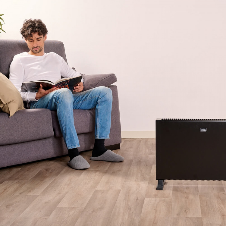 BLACK+DECKER Konvektor 2000W Digital Svart BLACK+DECKER Konvektor 2000W Digital Svart