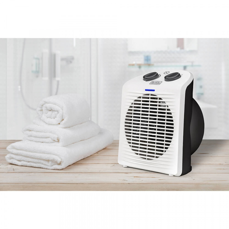 BLACK+DECKER Varmevifte 2000W IP21 Hvit BLACK+DECKER Varmevifte 2000W IP21 Hvit