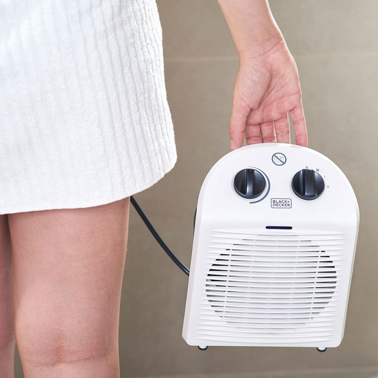 BLACK+DECKER Varmevifte 2000W IP21 Hvit BLACK+DECKER Varmevifte 2000W IP21 Hvit