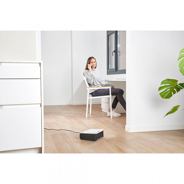 BLACK+DECKER Varmevifte 2000W Hvit Flat BLACK+DECKER Varmevifte 2000W Hvit Flat