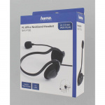 Hama PC Office Headset NHS-P100 Stereo Nakkebøyle Svart