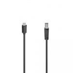 Hama Kabel USB-C til USB-B 480 Mbps 1.5m Svart