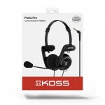 Koss Hodetelefon PortaPro Communication Headset On-Ear Mic Sort