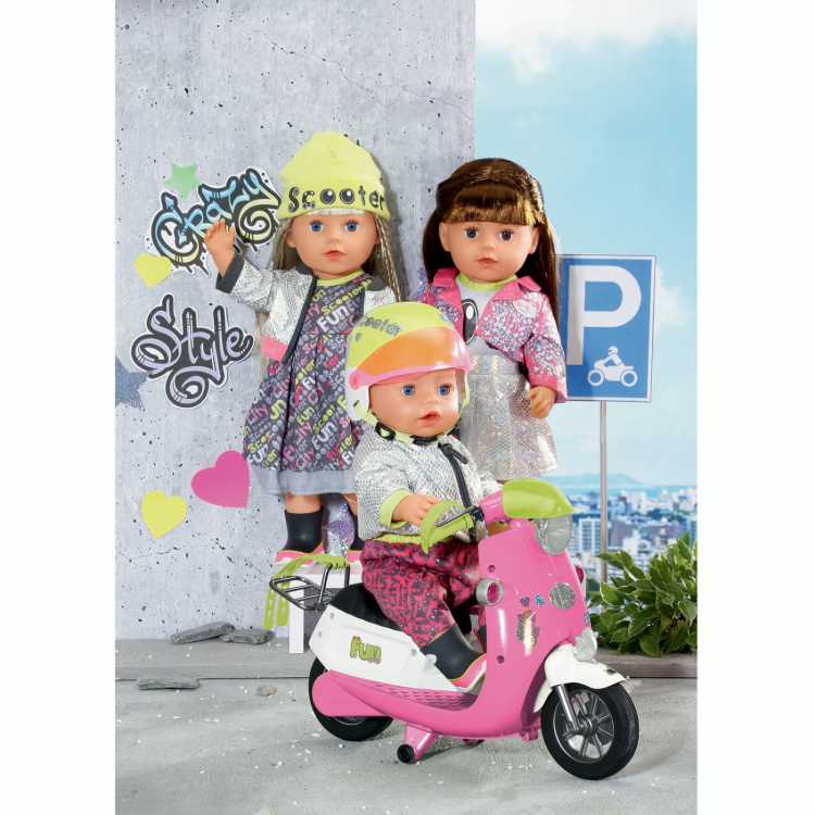 BABY Born City Deluxe Scooter Combo 43 cm