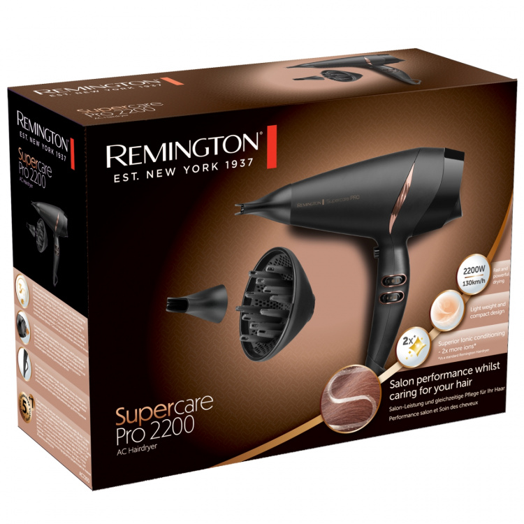 Remington Hårføner AC7200 Supercare PRO 2200 AC Remington Hårføner AC7200 Supercare PRO 2200 AC