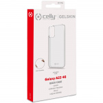 Celly Gelskin TPU-deksel Galaxy A22 4G Transparent