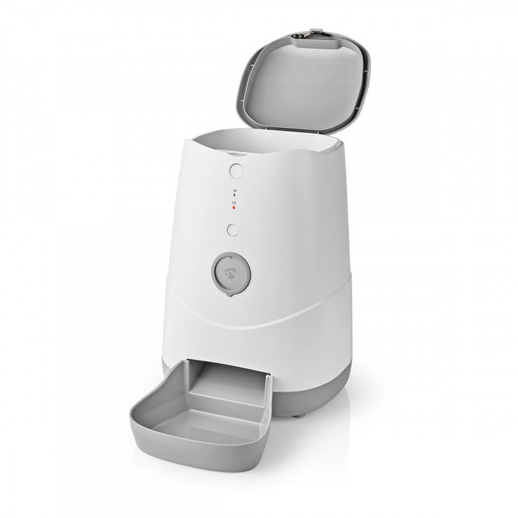 Nedis SmartLife Dyrematdispenser | Automatisk hunde- og kattemater | Wi-Fi | 3.7 l | Android™ / IOS