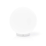 Nedis SmartLife humørlys | Wi-Fi | Rund | | 360 lm | RGB / Varm til avkjølt hvitt | 2700 - 6500 K | 5 W | Glass | 1 stk
